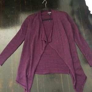 Express Size M Purple Cardigan